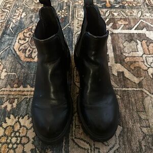 Steve Madden Black Ankle Booties